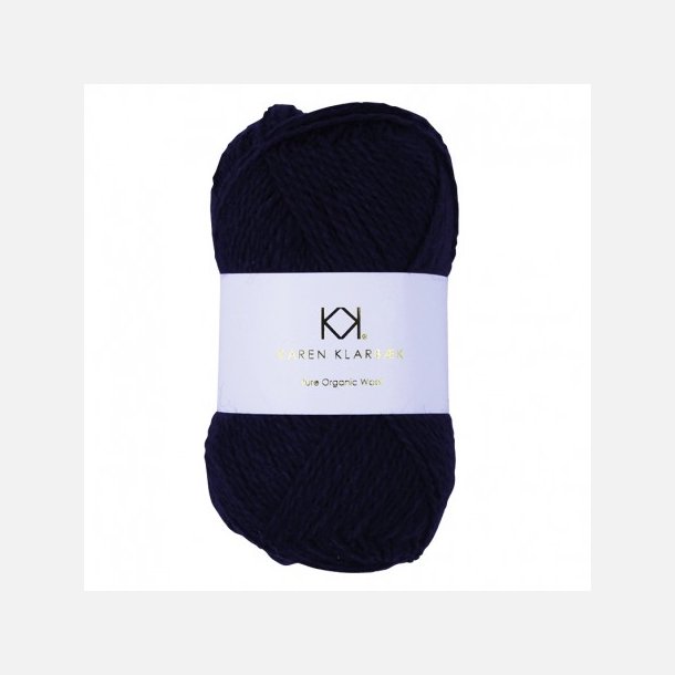 Karen Klarbk Pure Organic Wool - Navy Blue